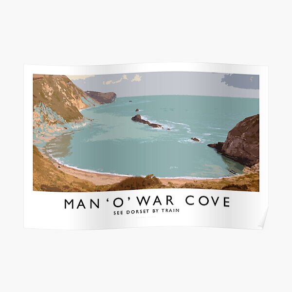 Man 'O' War Cove (Railway Poster) Poster