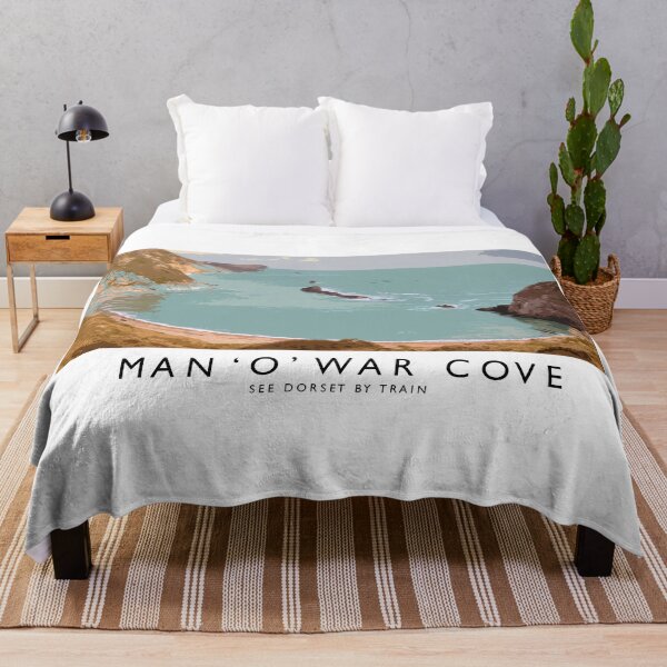 Item preview, Man 'O' War Cove (Railway Poster) designed and sold by andrewroland.
