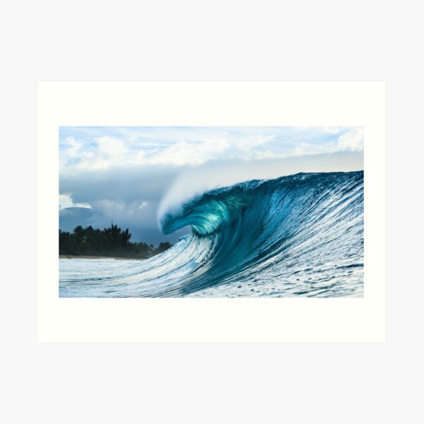 Pipeline Hawaii Art Print