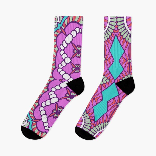 Item preview, Pink blue shapes designed and sold by lalylaura.