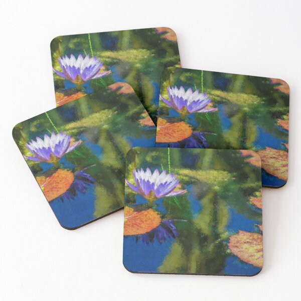Item preview, Autumn Lily Pad Impressions designed and sold by Georgia Mizuleva.