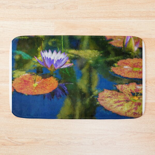 Item preview, Autumn Lily Pad Impressions designed and sold by Georgia Mizuleva.