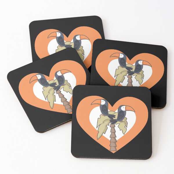 Item preview, Cute Toucan Heart for Toucan Lovers designed and sold by eternallygifted.