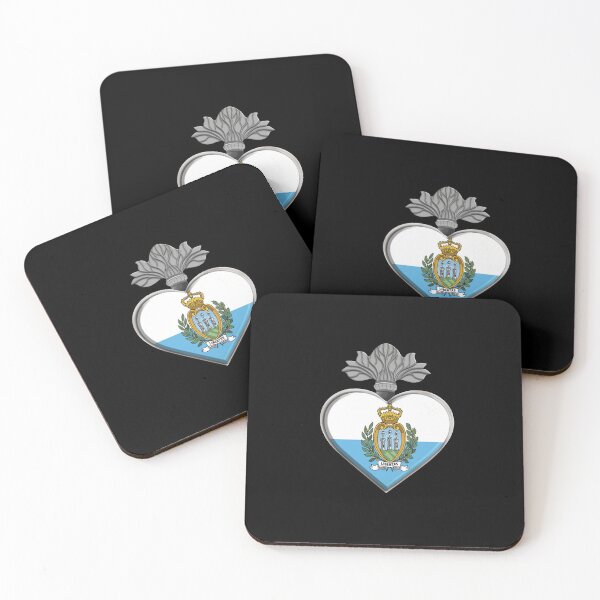 Item preview, San Marino heart lover flag designed and sold by CORZ.