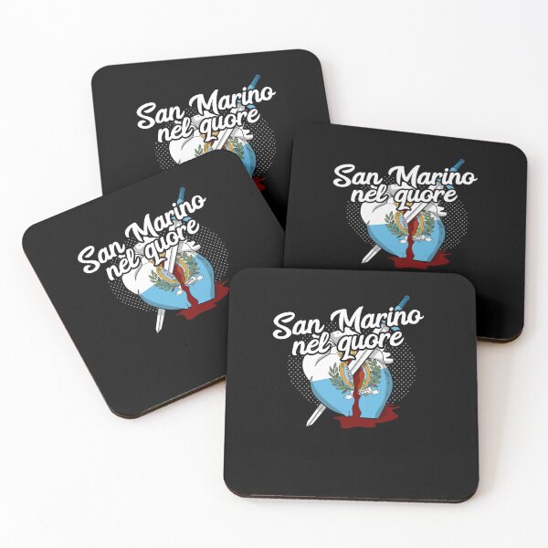 Item preview, San Marino heart love flag designed and sold by CORZ.