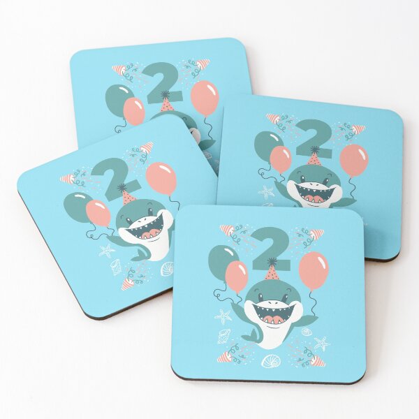 Item preview, 2nd birthday, little shark designed and sold by DerSenat.