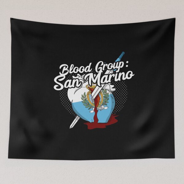 Item preview, Blood group San Marino heart love designed and sold by CORZ.