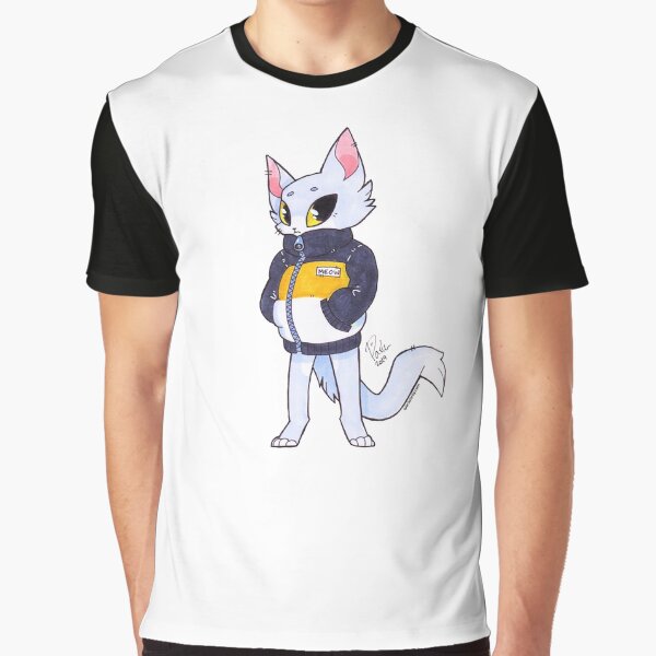 MEOW - Traditional art, Cat in jacket Graphic T-Shirt
