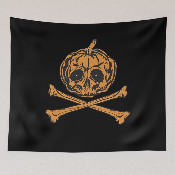 Item preview, Pumpkin donut head, pirate flag, halloween designed and sold by DerSenat.