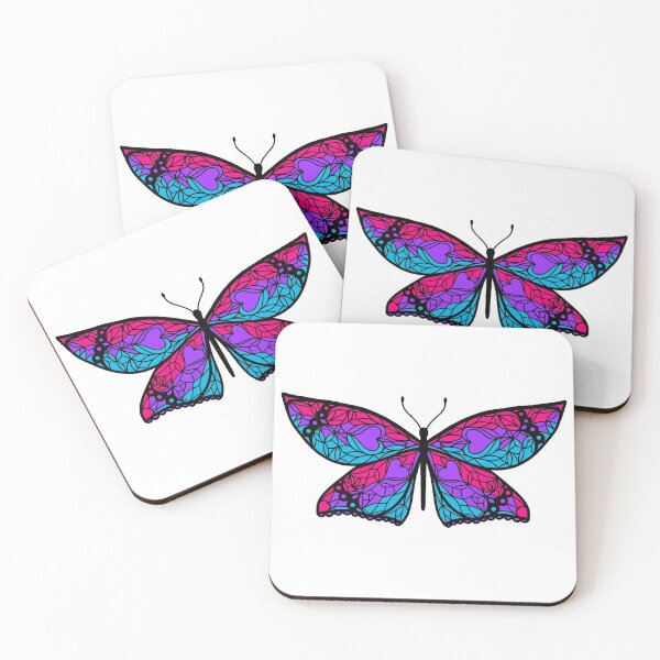 Item preview, Fly With Pride: Androgyne Flag Butterfly designed and sold by StephOBrien.