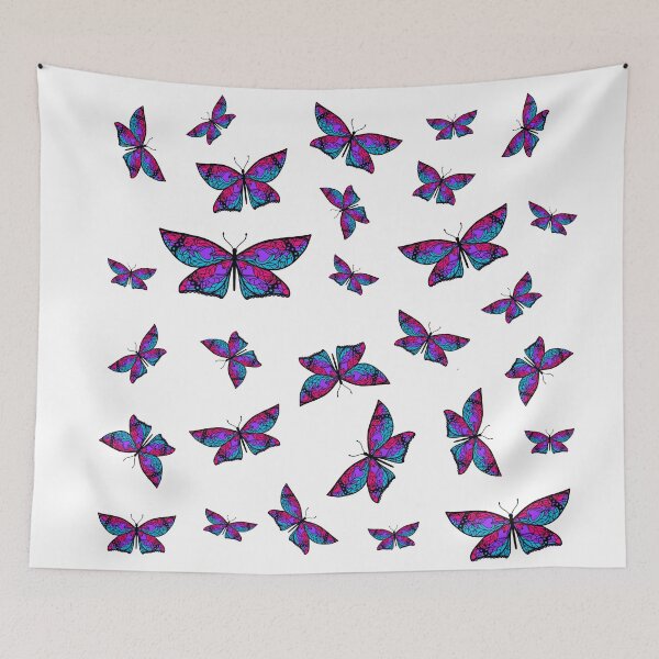 Item preview, Fly With Pride: Androgyne Flag Butterfly designed and sold by StephOBrien.