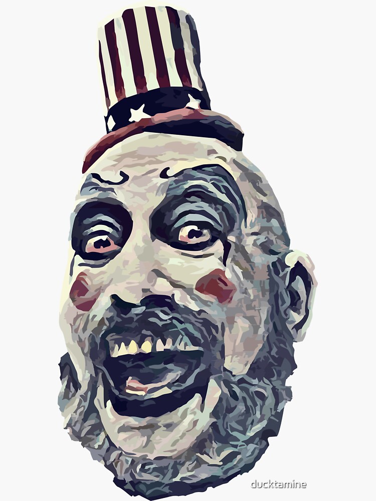 "Captain Spaulding" Sticker by ducktamine | Redbubble