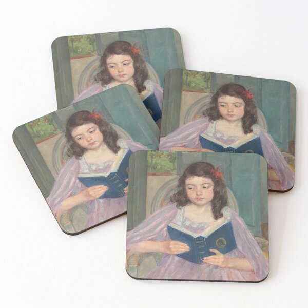 Item preview, francoise in a round-backed chair reading - mary cassatt designed and sold by Vintage Designs +.