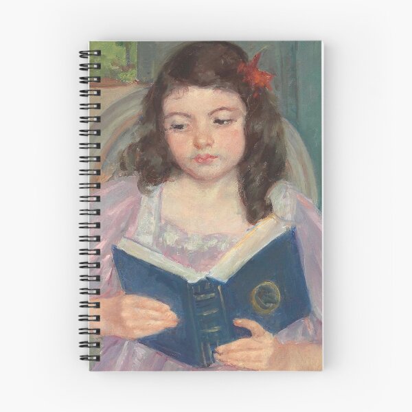 Item preview, francoise in a round-backed chair reading - mary cassatt designed and sold by Vintage Designs +.