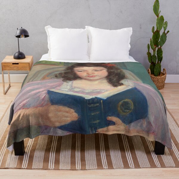 Item preview, francoise in a round-backed chair reading - mary cassatt designed and sold by Vintage Designs +.