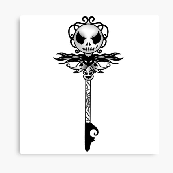 Skellington Key Canvas Print