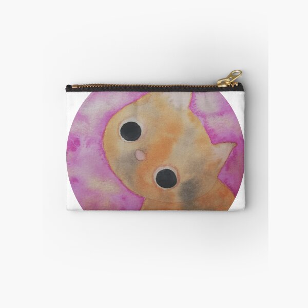 Item preview, Curious Cat with gold splashed twilight sky designed and sold by RosalieReeves.
