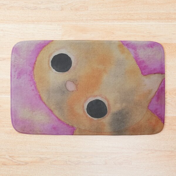 Item preview, Curious Cat with gold splashed twilight sky designed and sold by RosalieReeves.