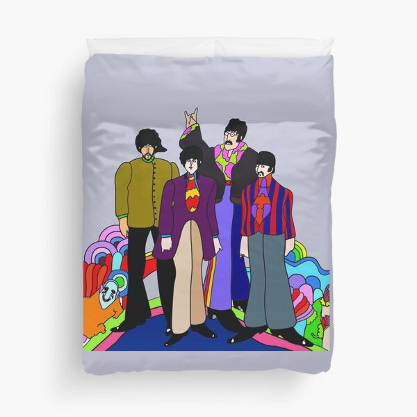 yellow submarine duvet cover