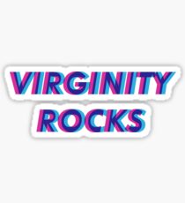 Virginity Rocks Sticker