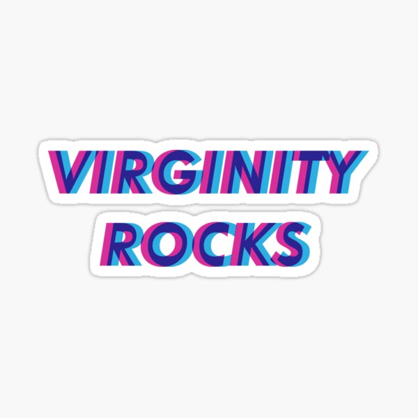 Virginity Rock Virginity Rocks Stickers.