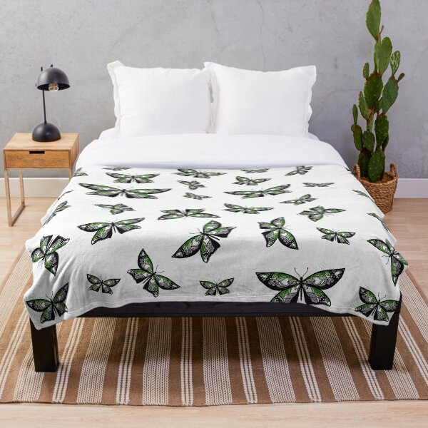 Item preview, Fly With Pride: Aromantic Flag Butterfly designed and sold by StephOBrien.