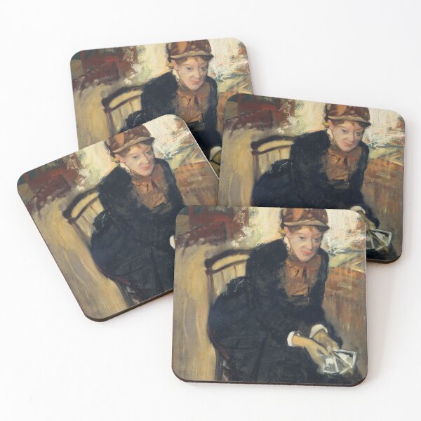 Item preview, Seated lady playing cards - mary cassatt  designed and sold by Vintage Designs +.