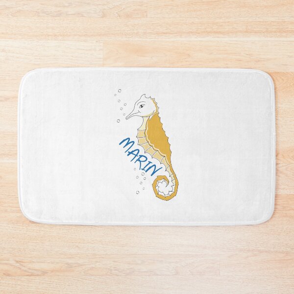 Item preview, drawing yellow sea horse Marin designed and sold by CREATINERY.