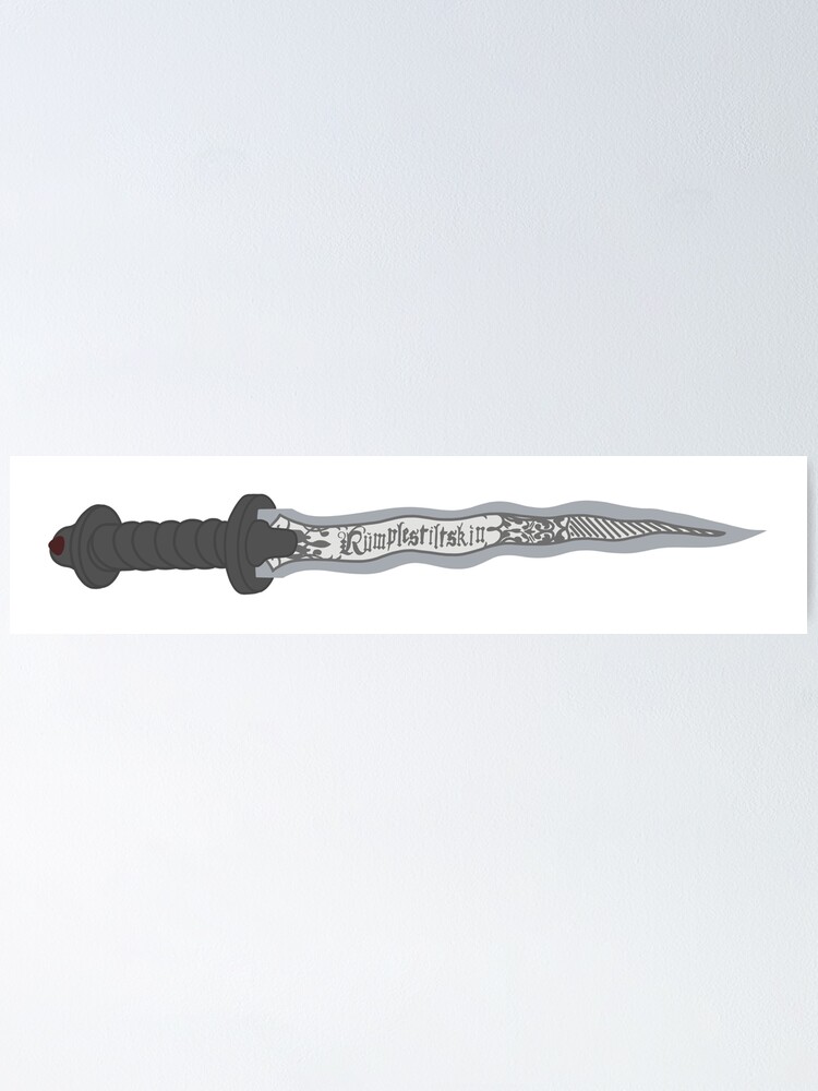 "Rumpelstiltskin Dagger" Poster by CapnMarshmallow Redbubble
