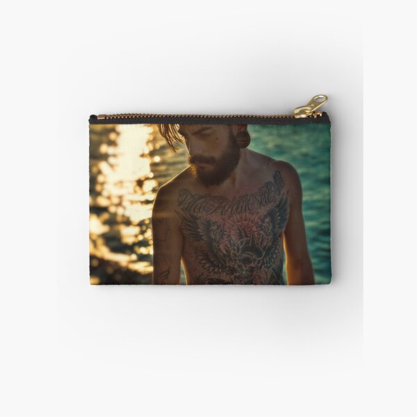 Item preview, Sunset Tattoo Male Portrait designed and sold by Martin  Slotta.
