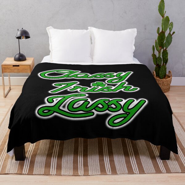 Item preview, Classy Irish Lassy Green Shamrock Ireland St Patrick's Day designed and sold by funnytshirtemp.