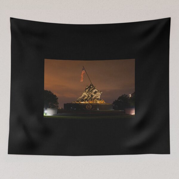 Item preview, Iwo Jima Memorial at Night designed and sold by Mike Ashley.