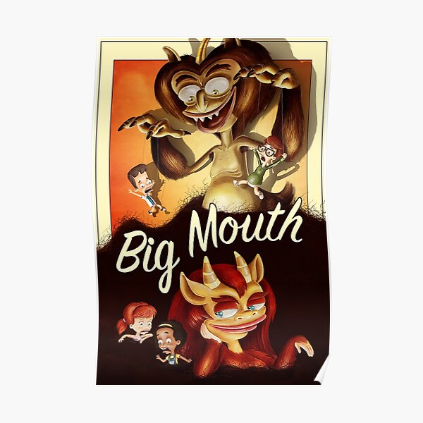 Big Mouth Double Monster Poster