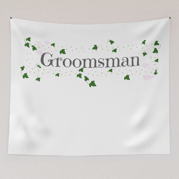 Item preview, Groomsman on wedding day designed and sold by designInk.