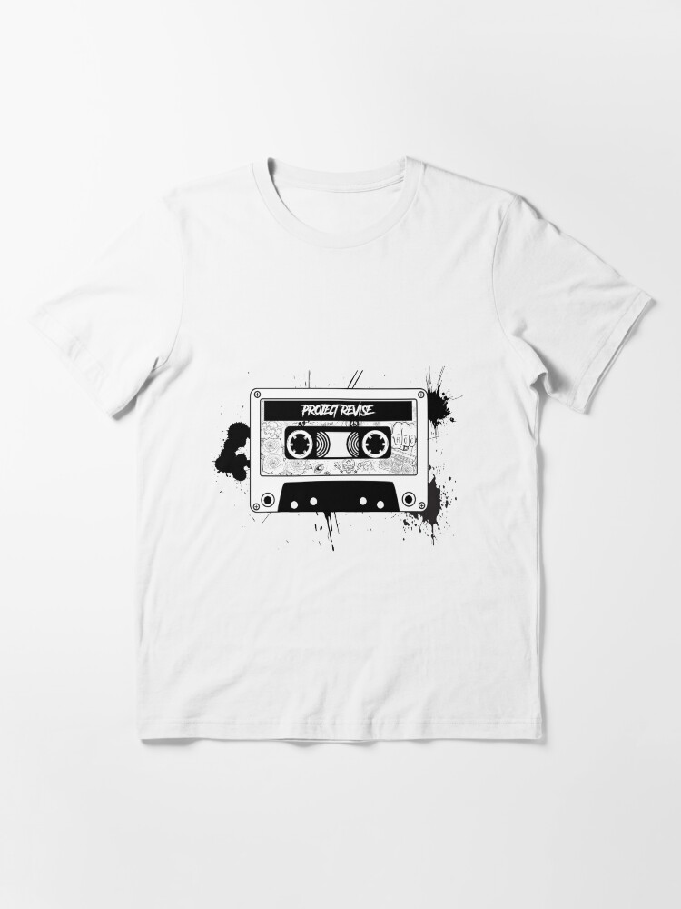 Alternate view of PROJECT REVISE Cassette Tape Design Essential T-Shirt
