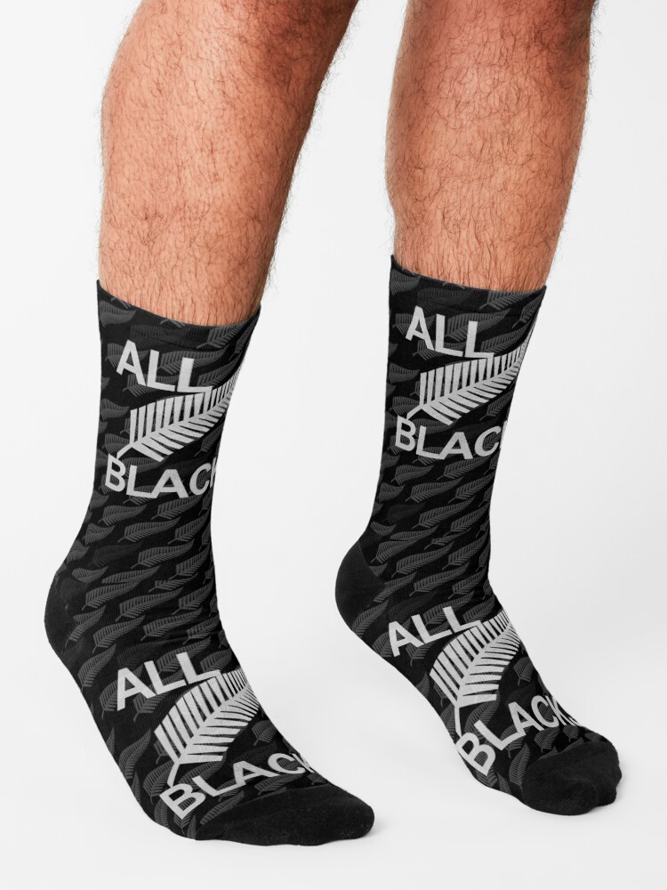 "All Blacks Rugby Silver Fern design" Socks for Sale by GetItGiftIt
