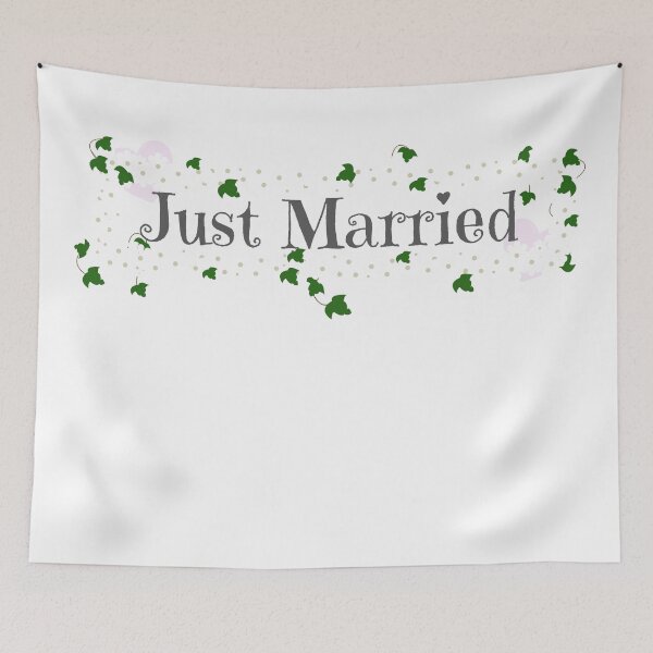 Item preview, Just Married sign designed and sold by designInk.