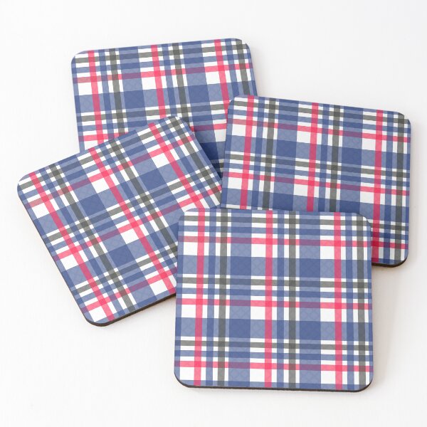 Item preview, Navy & red color tartan plaid designed and sold by AliensRich.