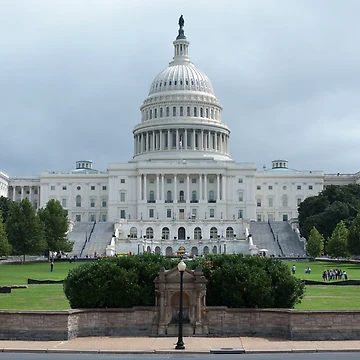 Artwork thumbnail, US Capital Building Rear by Mike Ashley