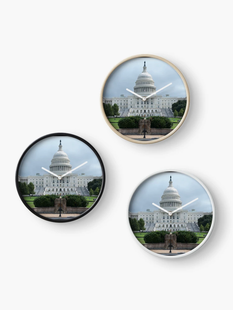 Thumbnail 3 of 4, Clock, US Capital Building Rear designed and sold by Mike Ashley.