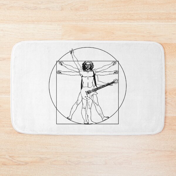 Item preview, Vitruvian man - Electric Guitar guitar (black version) designed and sold by FK-UK.