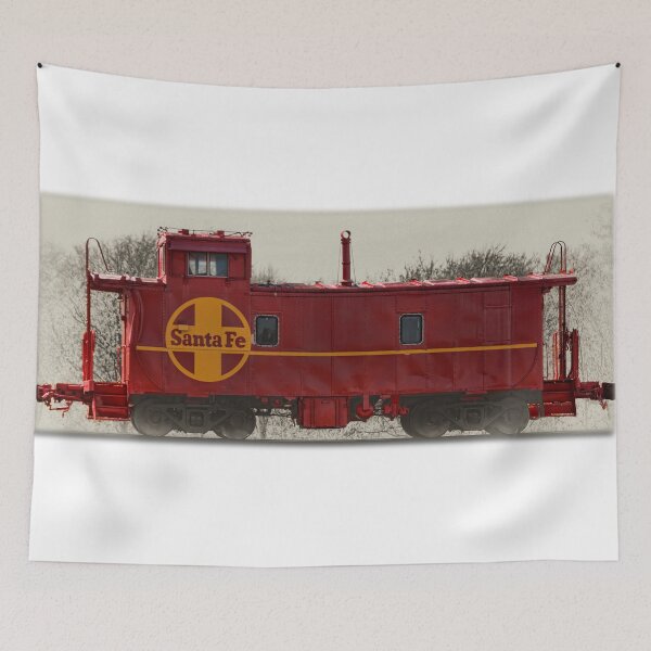 Item preview, Santa Fe Red Caboose Selective Color Vignette designed and sold by Warren Paul Harris.