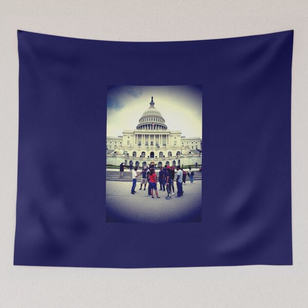Item preview, US Capital Building Rear 2 designed and sold by Mike Ashley.