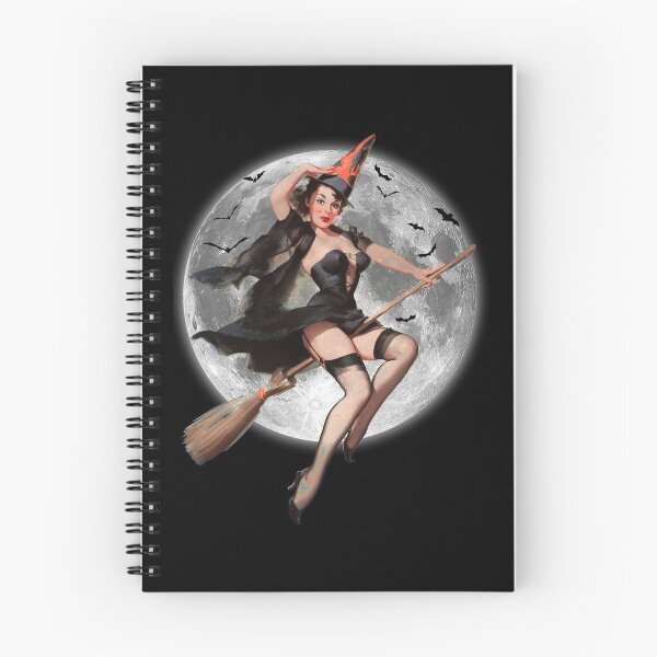 Item preview, Halloween pin-up witch designed and sold by Party  Shirts Co.