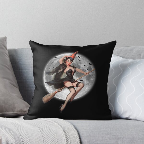 Item preview, Halloween pin-up witch designed and sold by Party  Shirts Co.