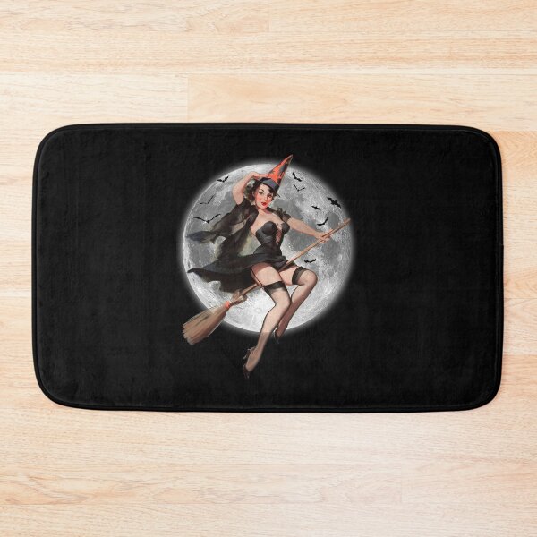 Item preview, Halloween pin-up witch designed and sold by Party  Shirts Co.