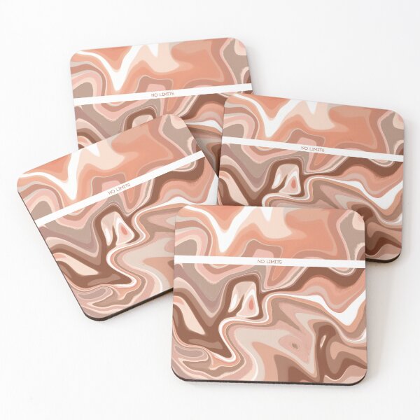Item preview, No limits marble warm colored print designed and sold by ESDesignsNL.