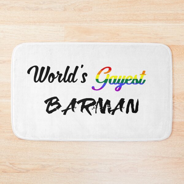 Item preview, World's gayest barman designed and sold by qlobba.