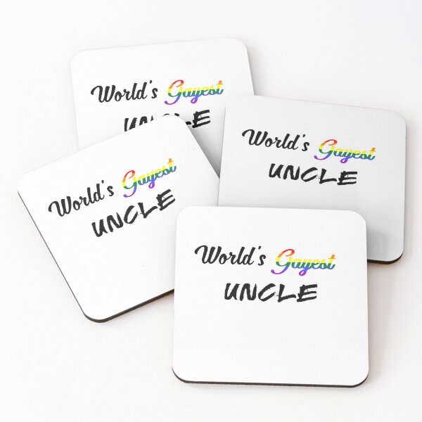 Item preview, World's gayest uncle designed and sold by qlobba.