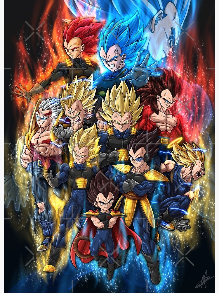 Super Saiyan Broly (Dragon Ball Z) Legacy Portrait Art Print